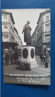 Bruxelles , Carte Photo Place St Jean , Monument Gabrielle Petit Fusillée Le 1/4/1916 à L'age De 23 Ans - Squares