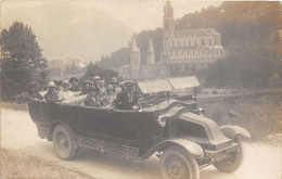 65-LOURDES- CARTE-PHOTO- TRANSPORT DE TOURISTES - Lourdes