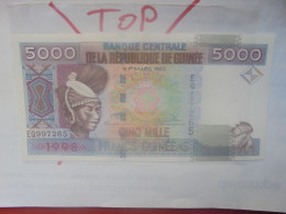 GUINEE 5000 FRANCS 1998 Neuf (B.31) - Guinea