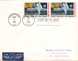 USA ETATS UNIS LETTRE FDC 1986 L'HOMME SUR LA LUNE - 1961-1970