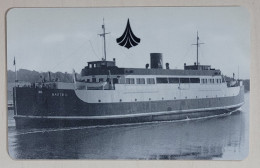 Norway. Gokstad. Ferry Card. G-6. Ship. Basto II - 1939 - Norvegia