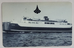 Norway. Gokstad. Ferry Card. G-7. Ship. Basto 1949 - Norway