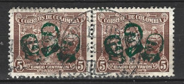 COLOMBIE. N°359 Oblitéré De 1943. Churchill/Staline/Roosevelt. - Sir Winston Churchill