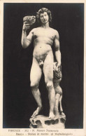 ARTS - Bacco - Statua In Marme Di Michelangiolo - CARTE POSTALE ANCIENNE - Sculpturen