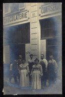 CPA à Identifier Commerce Shop Carte Photo RPPC Circulé - A Identificar