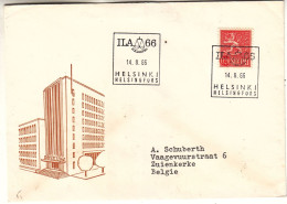 Finlande - Lettre De 1966 - Oblit Helsinki - - Lettres & Documents