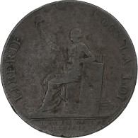 France, Monneron, 2 Sols, 1791, Birmingham, TB, Bronze, KM:Tn23 - Autres & Non Classés