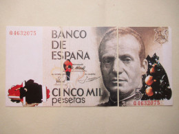 MONNAIES / BILLETS - CINCO MIL PESETAS - Puzzle De 3 Cartes Par Paul Pastor - Neuf - Münzen (Abb.)