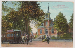 Hilversum - Kerkbrink Met Raadhuis En Paardentram - Hilversum