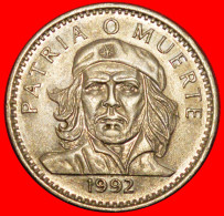 * CHE GUEVARA (1990-2002): CUBA  3 PESOS 1992 MINT LUSTRE! · LOW START · NO RESERVE! - Kuba