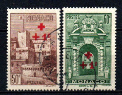 Monaco - 1940 - Croix Rouge  - N° 205/206  - Oblit - Used - Oblitérés