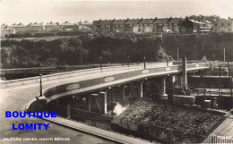 Pays De Galles Milford Haven Hakin Bridge Pont CPA Train De Marchandises Wagons Wagon Marchandise - Pembrokeshire