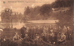 BELGIQUE - Bastogne - Séminaire - Congé De St Louis - Une Classe En Promenade - CARTE POSTALE ANCIENNE - Bastogne