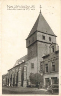 BELGIQUE - Bastogne -L'Eglise Saint Pierre (XIIe Siècle Et XVI E Siècle) - CARTE POSTALE ANCIENNE - Bastenaken