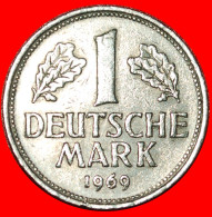 * NOT COMMUNIST TYPE (1950-2001): GERMANY  1 DEUTSCHE MARK 1969D! · LOW START · NO RESERVE! - 1 Marco