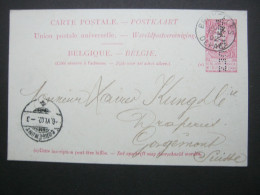 1902 , BRUXELLES , Perfin WAUQUEZ , Carte Postale  A Swiss - 1863-09