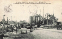 BELGIQUE - Bruxelles - La Grande Terrasse Et Les Dernies Vestiges Du Palais De Belgique - Carte Postale Ancienne - Expositions Universelles