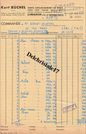 96 0639 LIMBACH PRÈS DE HOMBURG (SARRE) 1957 VERRERIE FAÏENCE PORCELAINE KURT BÜCHEL - DEST. BINAUT-DELATTRE - 1950 - ...