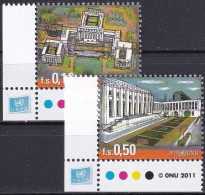 UNO GENF 2011 Mi-Nr. 741/42 Eckrand ** MNH - Unused Stamps