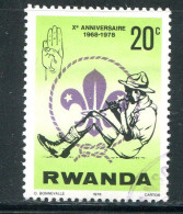 RWANDA- Y&T N°812- Oblitéré - Usati