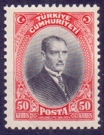 TURKIYE  - MUSTAFA KEMAL ATATURK - Mi.890 - **MNH - 1929 - RARE - Unused Stamps