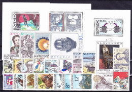 ** Slovaquie 1996 Mi 245-270, (MNH)** L'année Complete - Años Completos