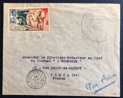 Nouvelle-Calédonie, Divers Sur Enveloppe TAD Nouméa 22.11.1949 - (B3126) - Brieven En Documenten