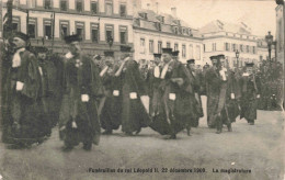 FAMILLE ROYALE -  Funérailles Du Roi Léopold II - La Magistrature - Animé - Carte Postale Ancienne - Koninklijke Families