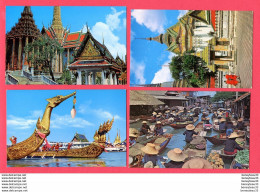 LOT DE 4 CPA (Réf : X894) (ASIE THAILAND) - Thaïlande