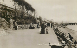 Clacton-on-Sea Lower Promenade Real Photo - Clacton On Sea