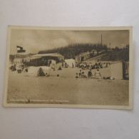 Callantsoog // Echte Foto // Strandgezicht Met Paviljoen 1934 Plakresten Adreszijde - Andere & Zonder Classificatie