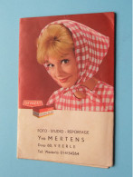 Kaftje Voor Foto's > YVO MERTENS Dorp 60 VEERLE ( Tel. Westerlo ) > ( Zie Scans ) ! - Material Y Accesorios