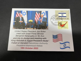 18-10-2023 (4 U 33) USA - President Biden Visit To Tel Aviv In Israel (during Gaza - Israel War) 18-10-2023 - Sonstige & Ohne Zuordnung