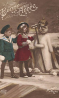 Bonhomme De Neige * Carte Photo Illustrateur Photo Montage * Enfants Hiver * Noël ? * Snowman - Andere & Zonder Classificatie