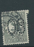 Australia Stamp Kangaroo Official Perfin Sgo3 Used - Used Stamps