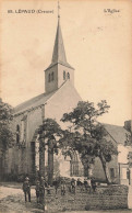 Lépaud * La Place De L'église Du Village * Enfants Villageois - Other & Unclassified