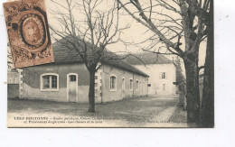 CPA - CHEF-BOUTONNE - Ecole Publique Cours Complémentaire Et Pensionnat Des Garçons - Les Classes Et La Cour - TBE - - Chef Boutonne