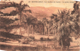 MONACO - Monte-Carlo - Les Jardins Du Casino - La Petite Afrique - Carte Postale Ancienne - Monte-Carlo