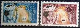 POLYNESIE FRANCAISE                          N° 27/28                       NEUF* - Used Stamps