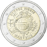 Chypre, 2 Euro, Introduction De L'euro, 2012, SPL, Bimétallique, KM:97 - Cyprus