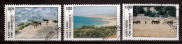 Cyprus(Turkije) Mi 392,394 Europa Natuurjaar 1995 Gestempeld - Usados