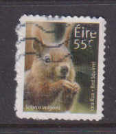 IRELAND  -  2011  Red Squirrel  55c  Self Adhesive  Used As Scan - Oblitérés