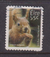 IRELAND  -  2011  Red Squirrel  55c  Self Adhesive  Used As Scan - Used Stamps