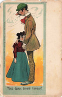 ILLUSTRATEURS - Non Signés - Tous égaux Devant L'amour - Colorisé - Carte Postale Ancienne - Unclassified