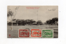 !!! CPA ET TIMBRES DU CONGO, CACHET DE FORT SIBUT - OUBANGUI DE 1909 - Covers & Documents