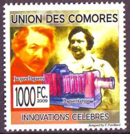 COMORE 2009 - 1v - MNH - Louis Daguerre - French Photographer Photography - Daguerreotype Fotografie Photographie - Fotografía