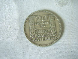 PIECE  20 FRANCS EN ARGENT TURIN 1933 - 20 Francs