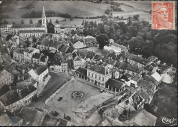 CPSM - Nogent-en-Bassigny - Vue Aérienne Du Quartier De L'Eglise Et De La Place - Nogent-en-Bassigny