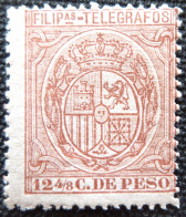Espagne > Colonies Et Dépendances > Philipines Télégraphe Armoiries 1896  Edifil N° 63 - Filippijnen