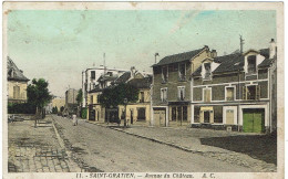 CPA - 95 - SAINT GRATIEN -Avenue Du Château  - Couleurs - - Saint Gratien